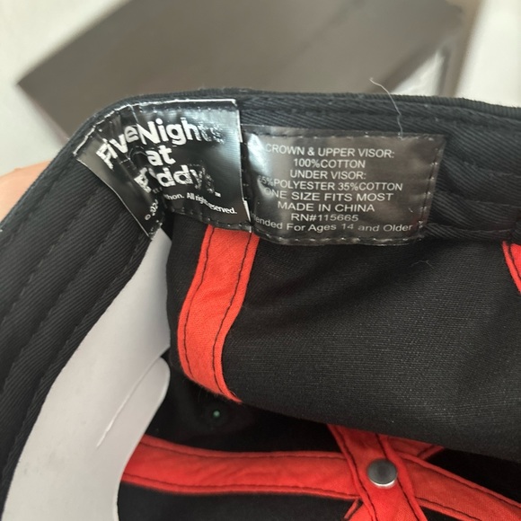 FNAF Springtrap Adjustable Snapback Black Hat From BioWorld / Hot Topic - Picture 2 of 6